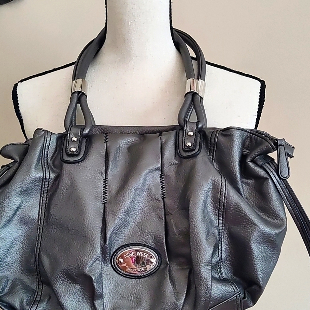 Nine West Silver Shoulder Bag